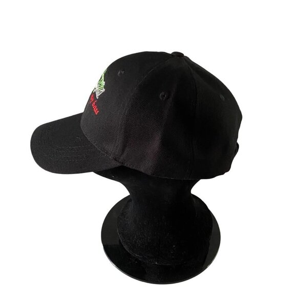 Kiss My Bass Fishing Hat Cap with Adjustable Back Black NEW - Picture 5 of 9